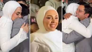 صورة نجم الكوميديا محمد هنيدي يحتفل بزفاف ابنته في حفل عائلي