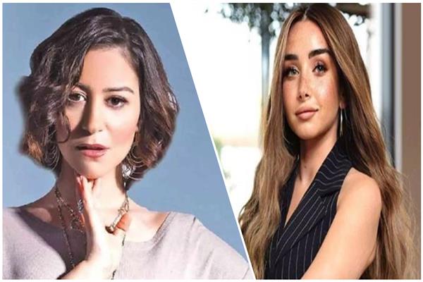 منة شلبي أمام هنا الزاهد في السلايف