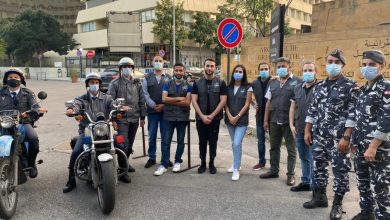 صورة “حواجز المحبة” بمبادرة من جمعية ACUA وقوى الأمن الداخلي