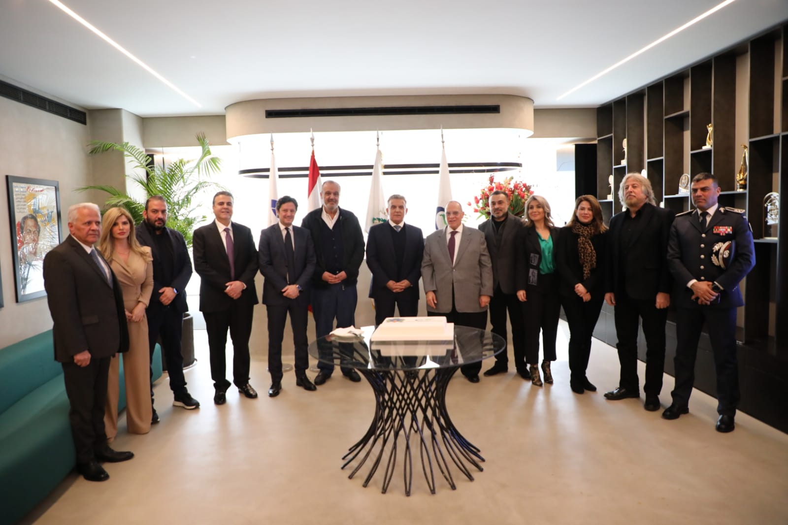 تكريم اللواء إبراهيم من الاتحاد العام للمنتجين العرب