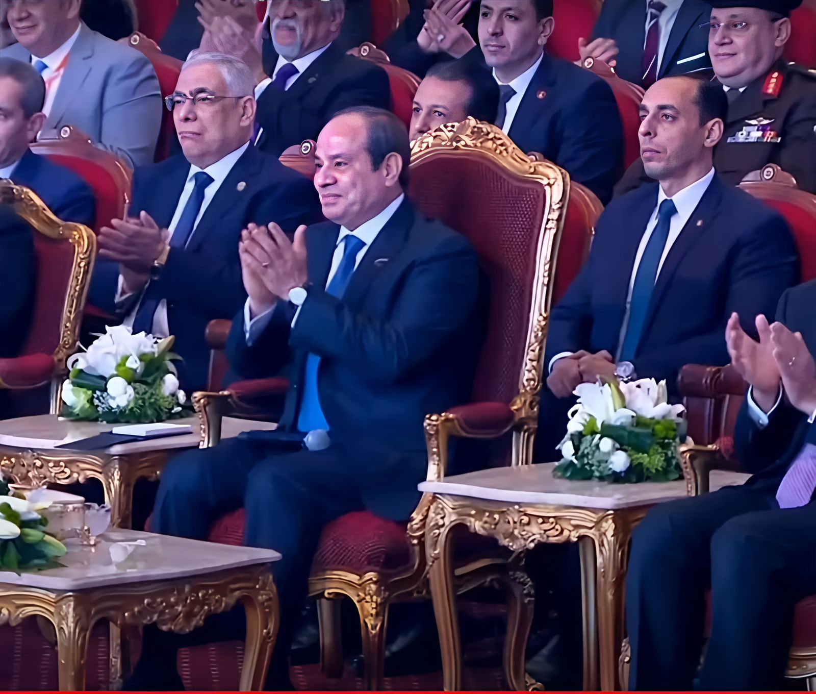 الرئيس عبدالفتاح السيسي لـ”حسين الجسمي”: أنت أخويا ووجودك معانا رسالة